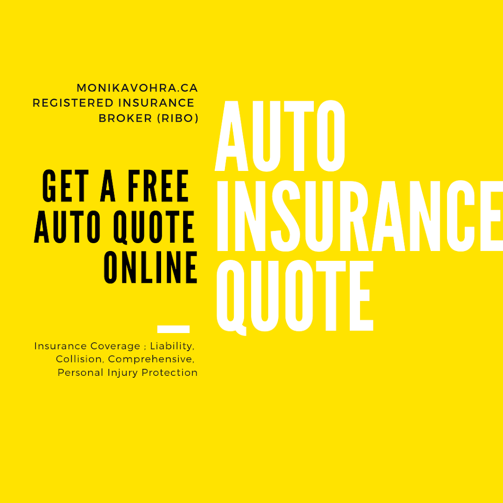 Monika Vohra - RIBO Insurance Adviser | 1-2131 Williams Pkwy, Brampton, ON L6S 5Z4, Canada | Phone: (647) 710-0850