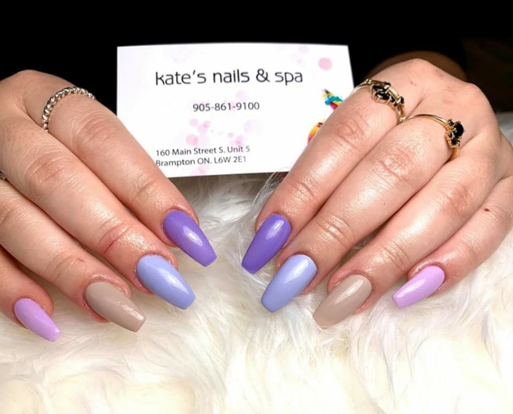 Kate’s Nails & Spa | 160 Main St S unit 5, Brampton, ON L6Y 1N2, Canada | Phone: (905) 861-9100