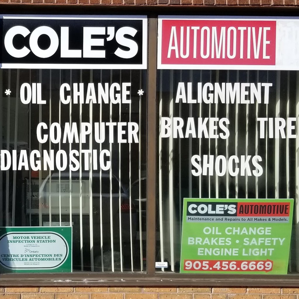 Coles Automotive | 85 Rosedale Ave W #10, Brampton, ON L6X 4H5, Canada | Phone: (905) 456-6669