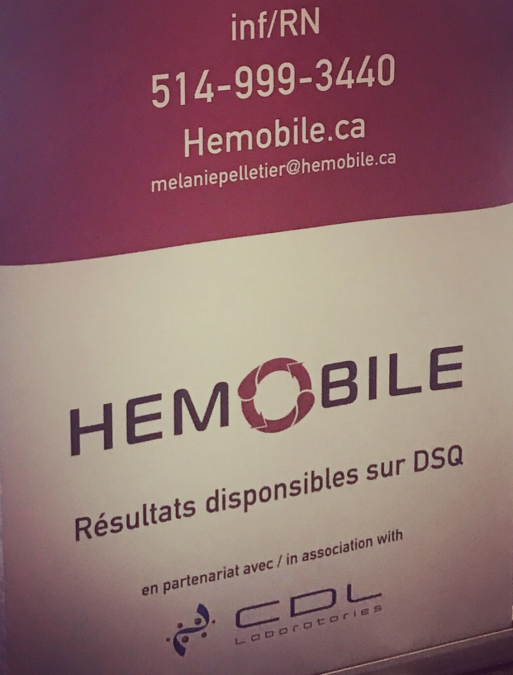 Hemobile | Chem. Canora, Mont-Royal, QC H3P 2J7, Canada | Phone: (514) 999-3440