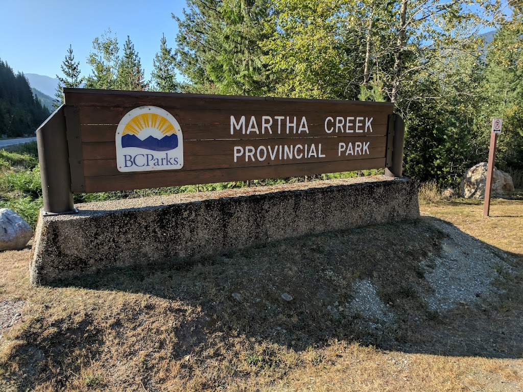 Martha Creek Provincial Park | British Columbia V0E 2S0, Canada | Phone: (800) 689-9025