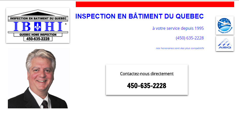 Inspection En Batiment Du Québec | 1805 Rue de lÉcole, Sainte-Catherine, QC J5C 1K1, Canada | Phone: (450) 635-2228