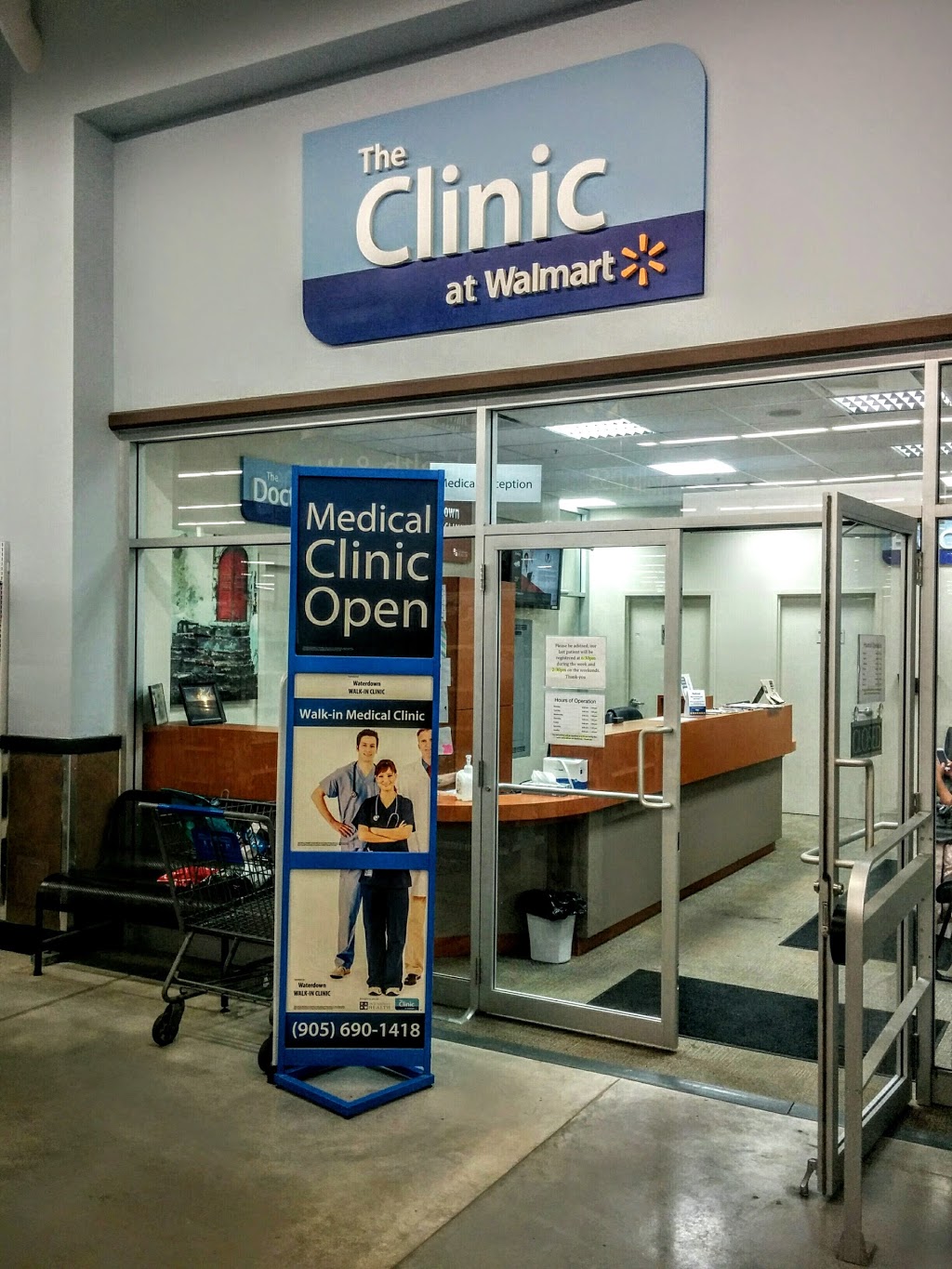 Waterdown Walk-In Clinic - Located inside Walmart | 90 Dundas St E, Dundas, ON L9H 7K6, Canada | Phone: (905) 690-1418