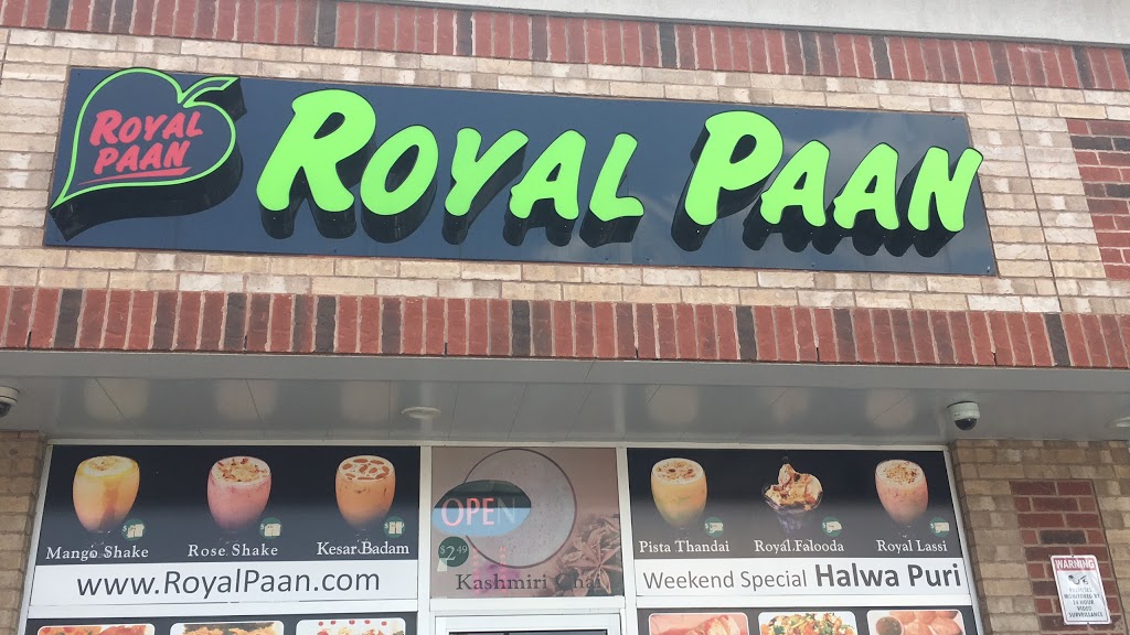 Royal Paan | 15 Brisdale Dr #6, Brampton, ON L7A 0S9, Canada | Phone: (905) 840-0050