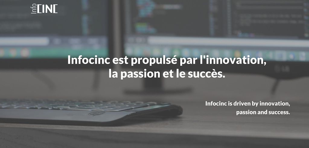 Infocinc | 1560 Pl. de Tournai, Terrebonne, QC J6X 4K6, Canada | Phone: (438) 496-6886