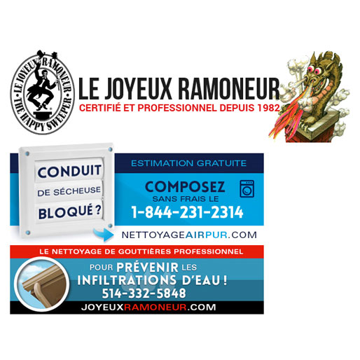 Le Joyeux Ramoneur | 101 Rue Gaston-Dumoulin #108, Blainville, QC J7C 6B4, Canada | Phone: (514) 332-5848