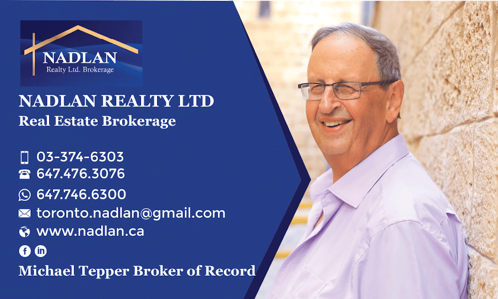 Nadlan Realty Ltd. | L4J0J5, 7608 Yonge St unit 529, Thornhill, ON L4J 0J5, Canada | Phone: (647) 476-3076