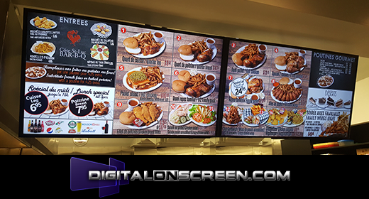 digitalONscreen - Digital Signage | 717 Av. Cartier, Boisbriand, QC J7G 1J1, Canada | Phone: (514) 435-3666