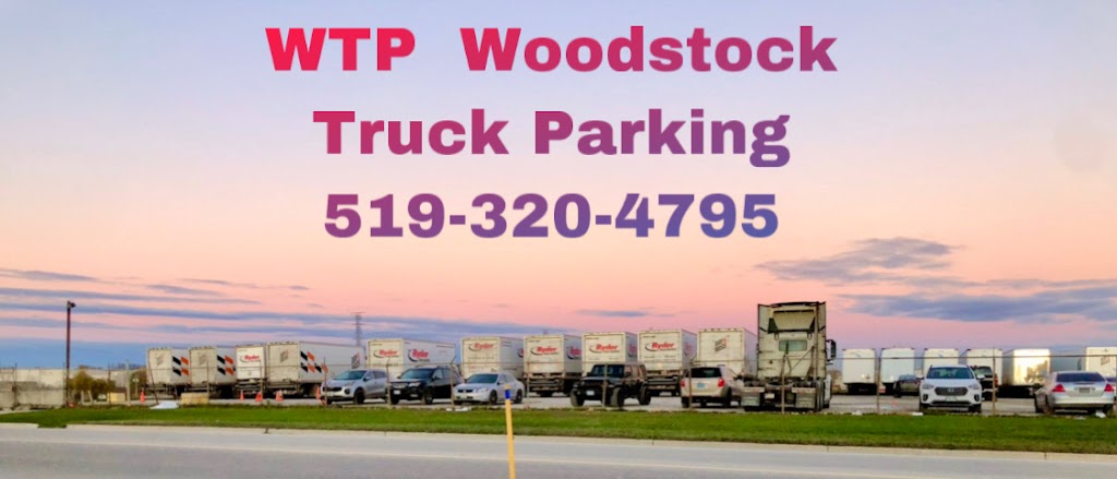 WTP Woodstock Truck Parking | 433 Springbank Ave S, Woodstock, ON N4V 0C7, Canada | Phone: (519) 320-4795