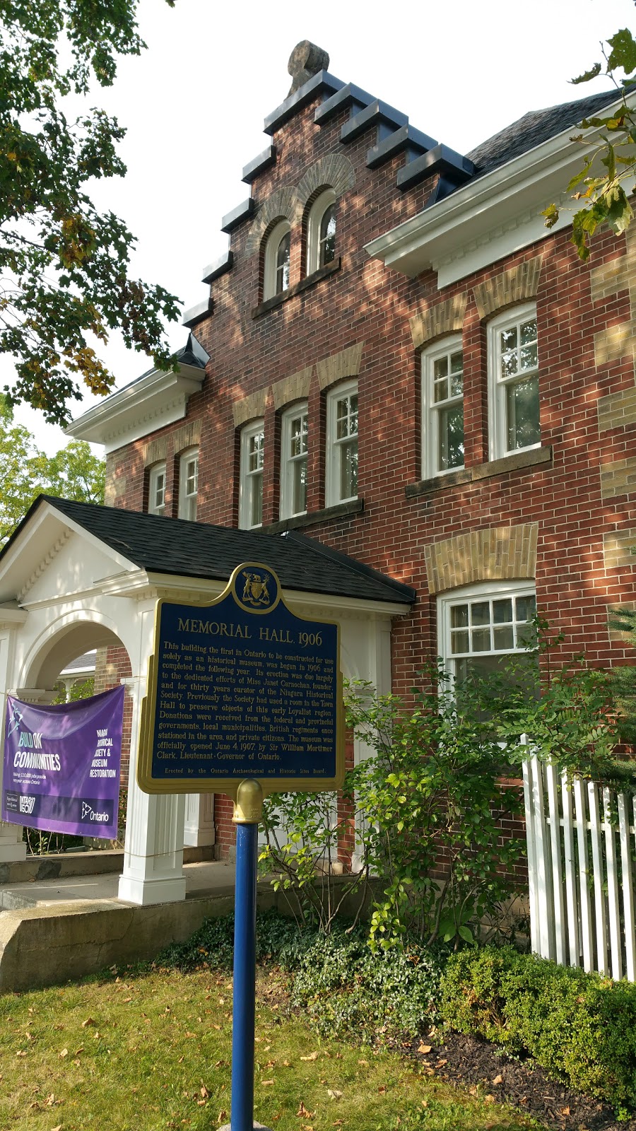 Niagara Historical Society & Museum | 43 Castlereagh St, Niagara-on-the-Lake, ON L0S 1J0, Canada | Phone: (905) 468-3912