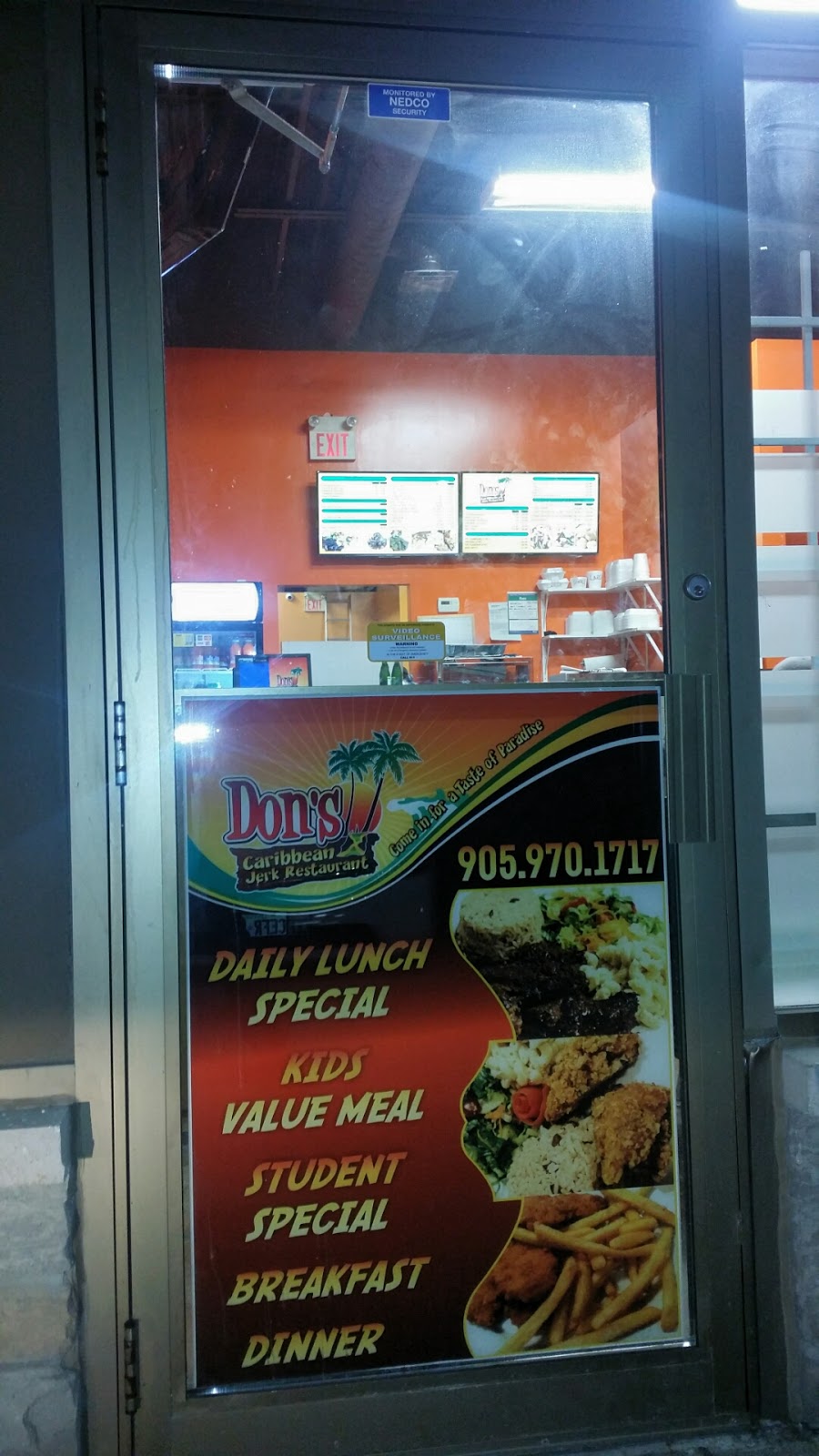 Dons Caribbean Jerk Restaurant | 3078 Mayfield Rd Unit# 17, Brampton, ON L6Z 0E3, Canada | Phone: (905) 970-1717