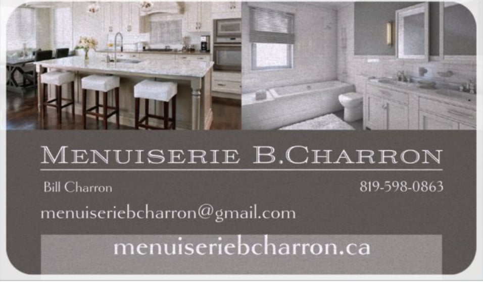 Menuiserie B. Charron - Ébénisterie et Meubles sur mesure | 126 Chemin Farnand, LAnge-Gardien, QC J8L 4B9, Canada | Phone: (819) 598-0863