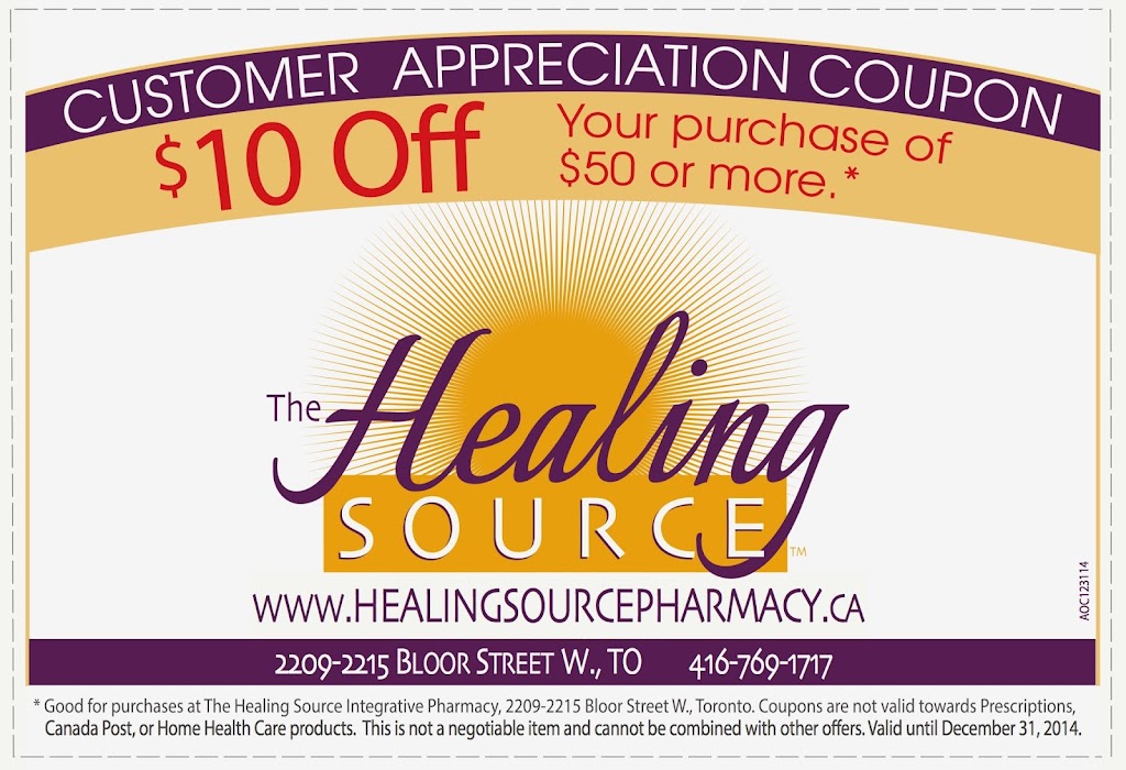 The Healing Source Integrative Pharmacy | 2209 Bloor St W, Toronto, ON M6S 1N5, Canada | Phone: (416) 769-1717