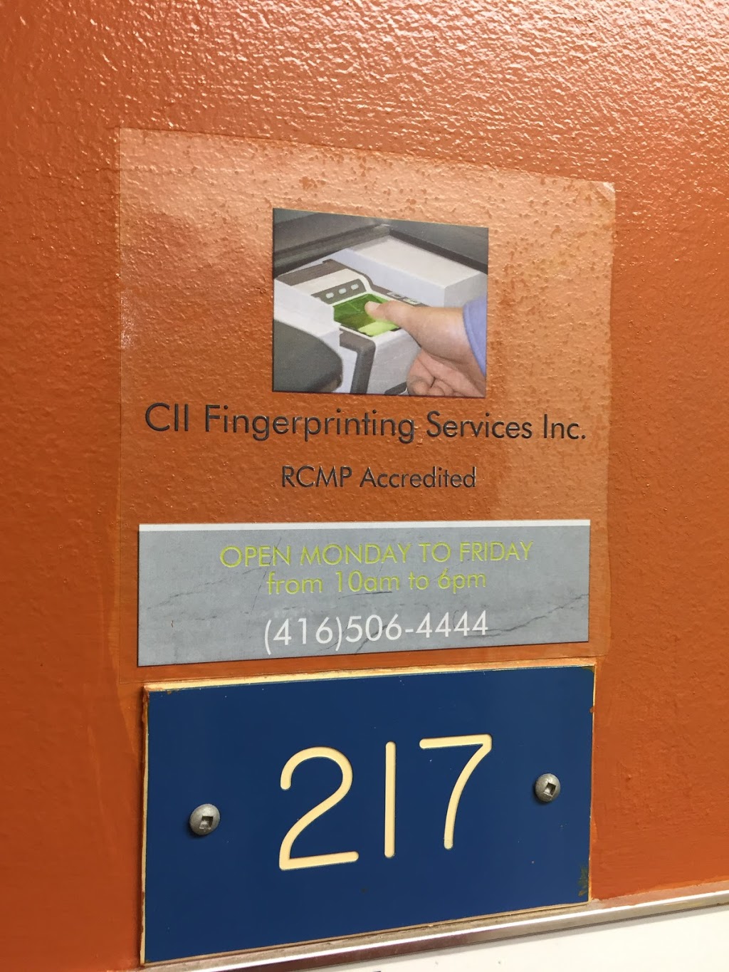 CII Fingerprinting Services Inc. | 339 Bloor St W #217, Toronto, ON M5S 1W7, Canada | Phone: (416) 506-4444