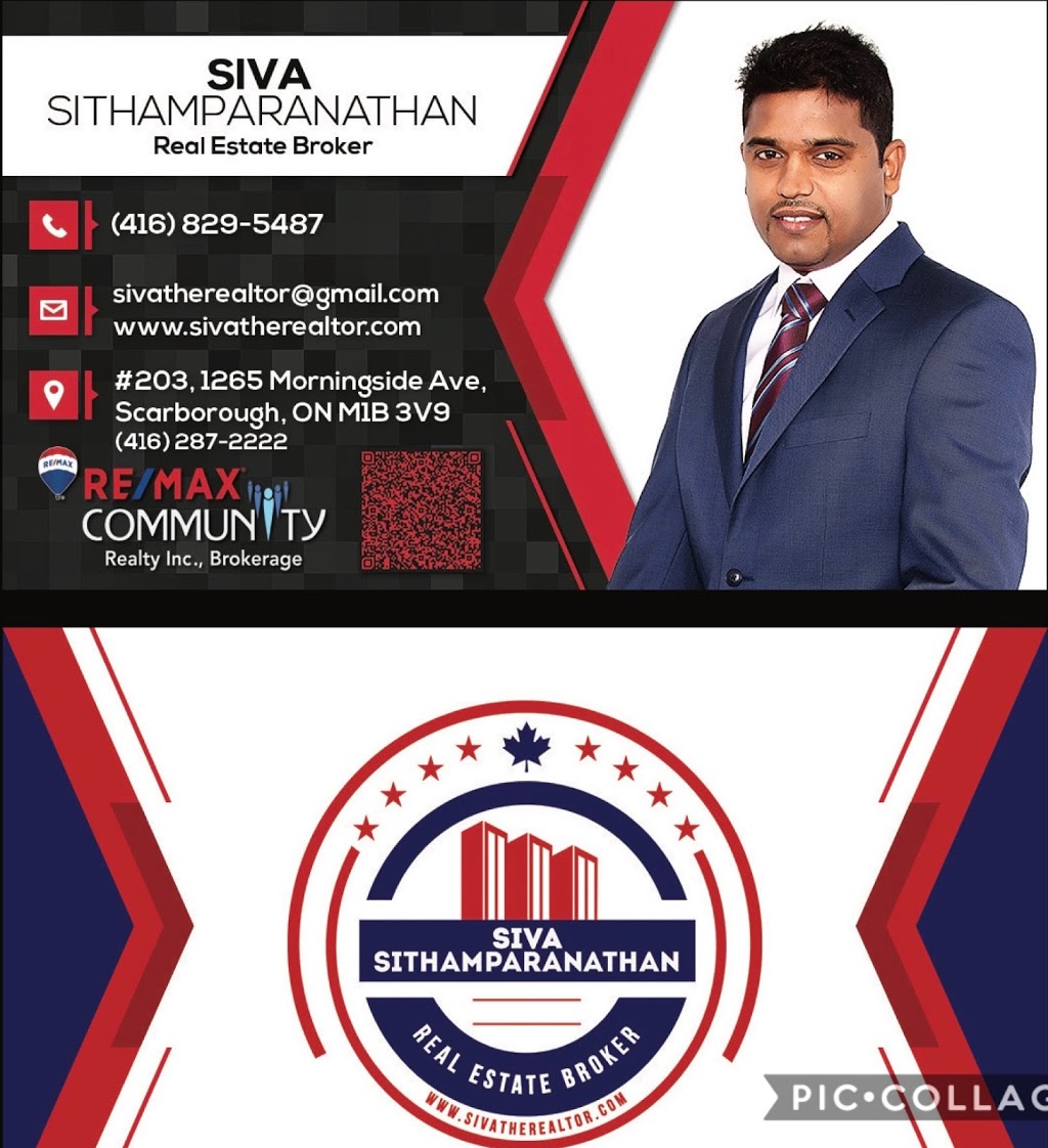 Siva Sithamparanathan. Broker | 1265 Morningside Ave, Scarborough, ON M1B 3V9, Canada | Phone: (416) 829-5487