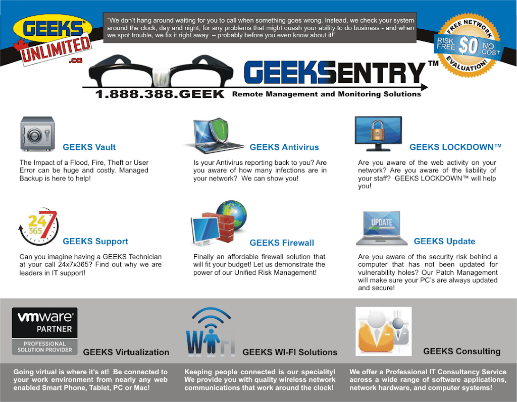 GEEKS UNLIMITED™ | 96 Norwood Ave Suite 228, Moncton, NB E1C 6L9, Canada | Phone: (506) 388-4335