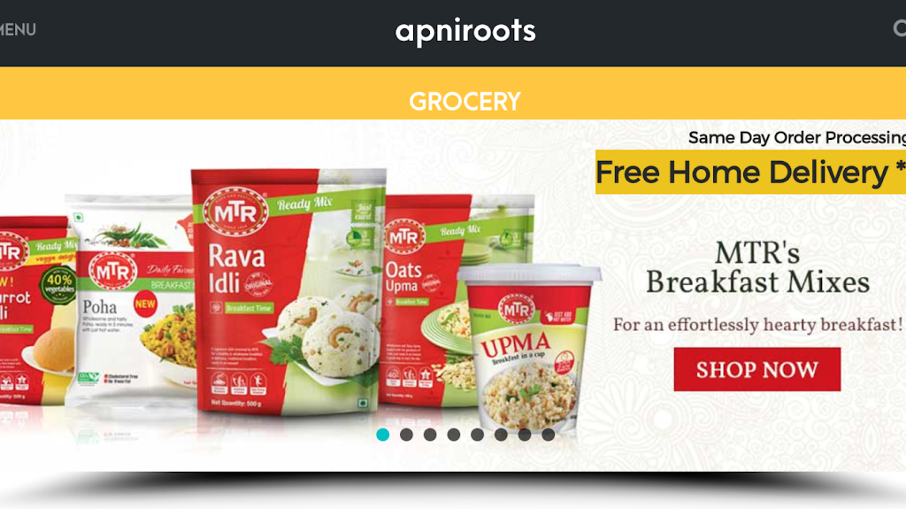 apniroots Indian Grocery Online Delivery | 100 Pertosa Dr Unit 202, Brampton, ON L6X 0H9, Canada | Phone: (647) 808-7061