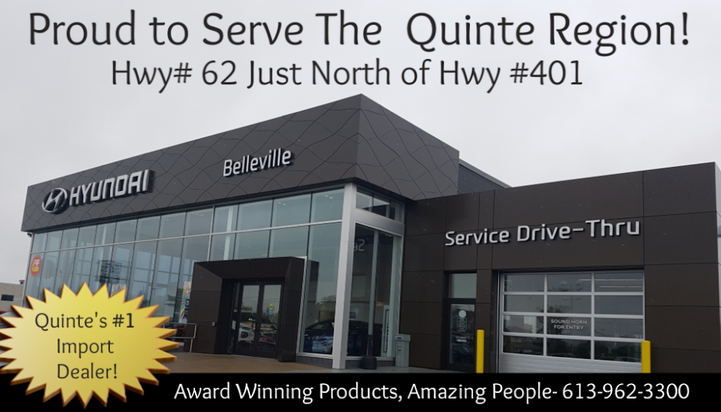 Belleville Hyundai Service Department | 22 Towncentre Dr, Belleville, ON K8N 4Z5, Canada | Phone: (613) 962-3307