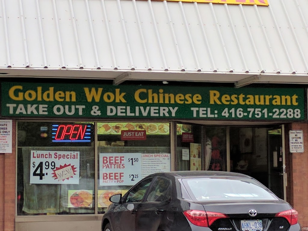 Golden Wok Chinese Restaurant | 94 Halsey Ave, East York, ON M4B 1A9, Canada | Phone: (416) 751-2288