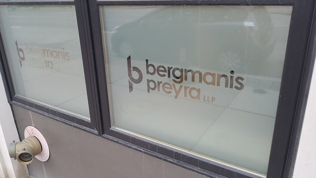 Bergmanis Preyra LLP | Canada, 2926 Dundas St W, Toronto, ON M6P 1Y8, Canada | Phone: (416) 256-1700