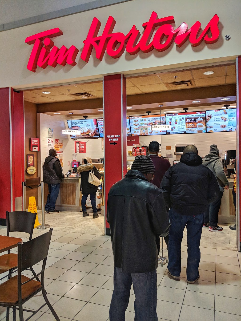 Tim Hortons | 1530 Albion Rd Unit #61, Etobicoke, ON M9V 1B4, Canada | Phone: (416) 749-6064