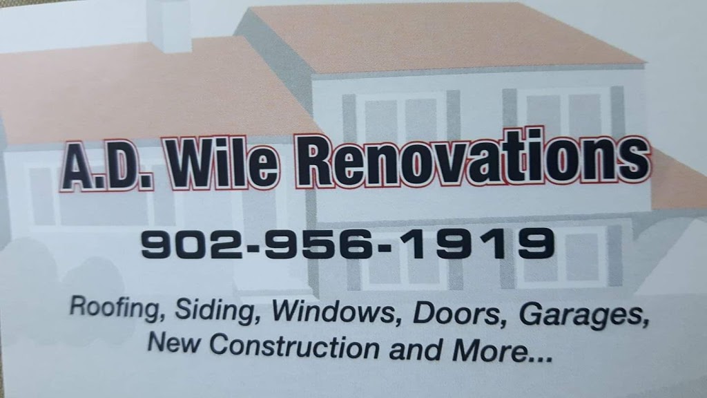 A.D. Wile Renovations | 21 Cedar Dr, Truro, NS B2N 5W3, Canada | Phone: (902) 977-0305