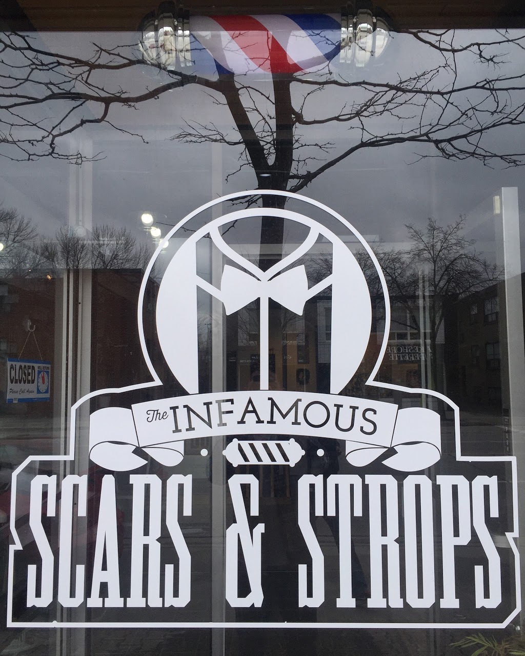 The Infamous Scars and Strops | 315 Lakeshore Rd E, Mississauga, ON L5G 1H3, Canada | Phone: (289) 315-0437