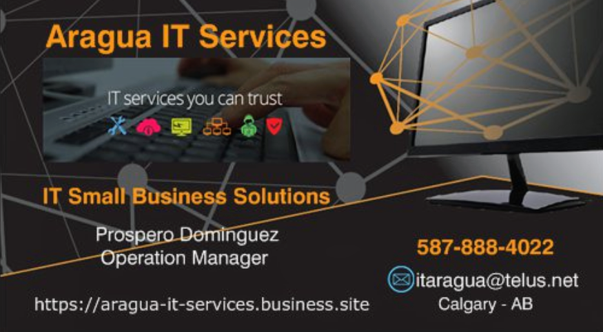 Aragua IT Services | 175 Silverado Blvd SW #2314, Calgary, AB T2X 0V5, Canada | Phone: (587) 888-4022