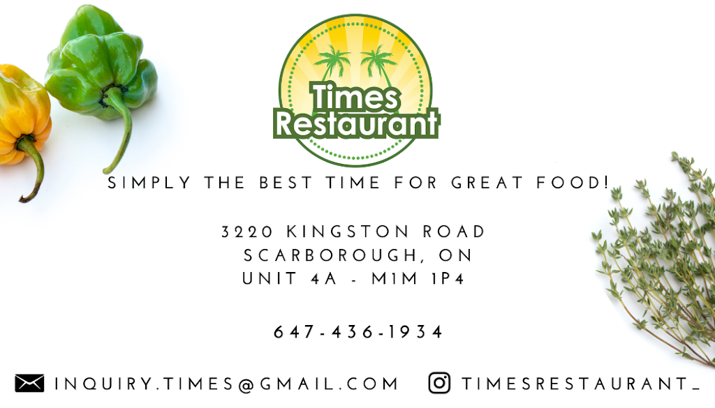 Times Restaurant | 3220 Kingston Rd Unit 4A, Scarborough, ON M1M 1P4, Canada | Phone: (647) 436-1934