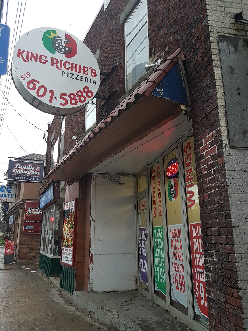 King Richies Pizzeria | 1133 Richmond St, London, ON N6A 3K6, Canada | Phone: (519) 601-5888