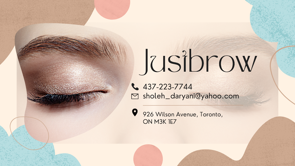 Justbrow | 926 Wilson Ave, Toronto, ON M3K 1E7, Canada | Phone: (437) 223-7744