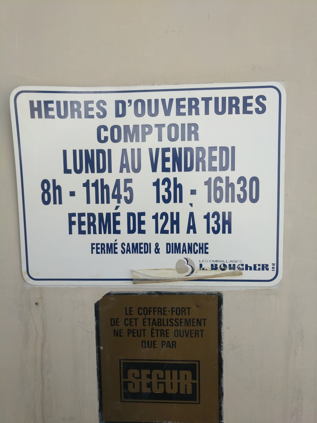 Les Emballages L Boucher Inc | 1360 Avenue Galilée, Québec, QC G1P 4E3, Canada | Phone: (418) 681-2320