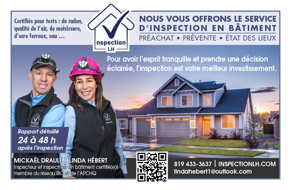 Inspection LH | 329 Rue Gamache, Victoriaville, QC G6P 3T2, Canada | Phone: (819) 433-3637