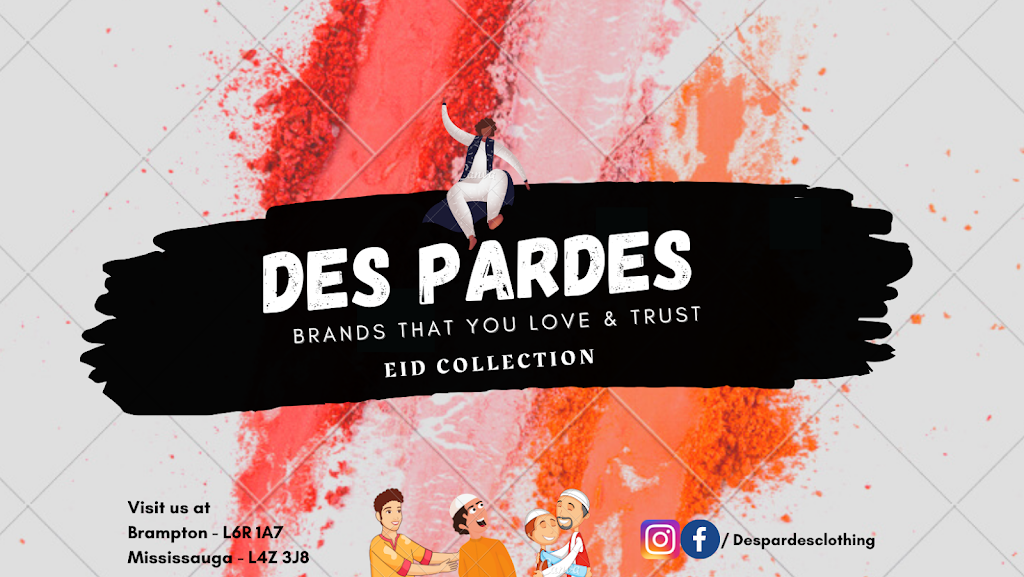 Des Pardes Clothing | 5190 Springbok Crescent, Mississauga, ON L4Z 3J8, Canada | Phone: (226) 600-2347