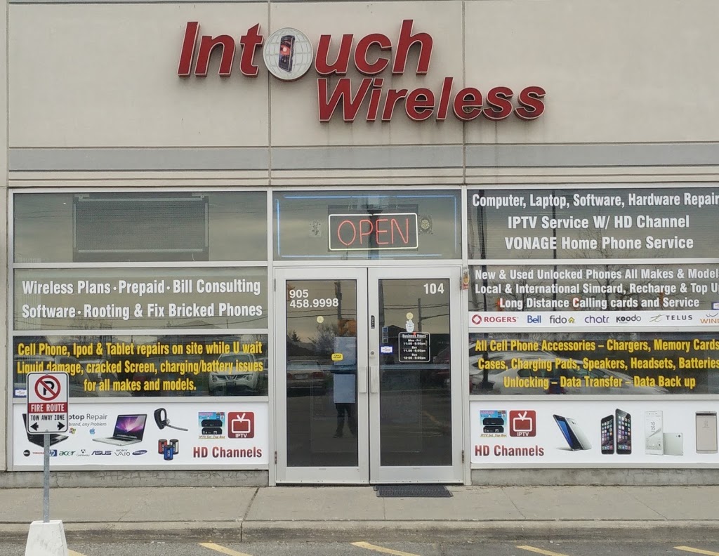 Intouch Wireless Inc | 2260 Bovaird Dr E #104, Brampton, ON L6R 3J5, Canada | Phone: (905) 458-9998