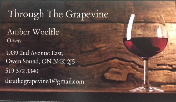 Through The Grapevine | 1339 2nd Ave E, Owen Sound, ON N4K 2J5, Canada | Phone: (519) 372-3340