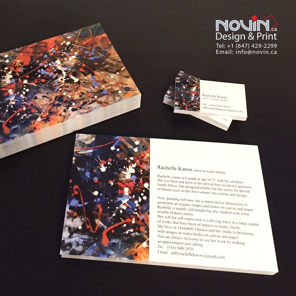 Novin Design and Print | 180 West Beaver Creek Rd #600, Richmond Hill, ON L4B 1B4, Canada | Phone: (647) 429-2299