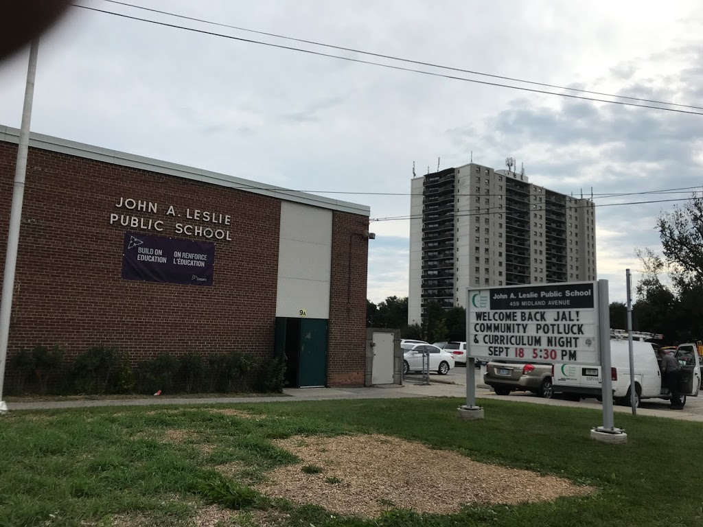 John A. Leslie Public School | 459 Midland Ave, Scarborough, ON M1N 4A7, Canada | Phone: (416) 396-6380