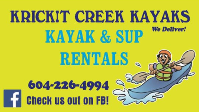 Krickit Creek Kayaks | 31949 Silverdale Ave, Mission, BC V2V 2L2, Canada | Phone: (604) 226-4994