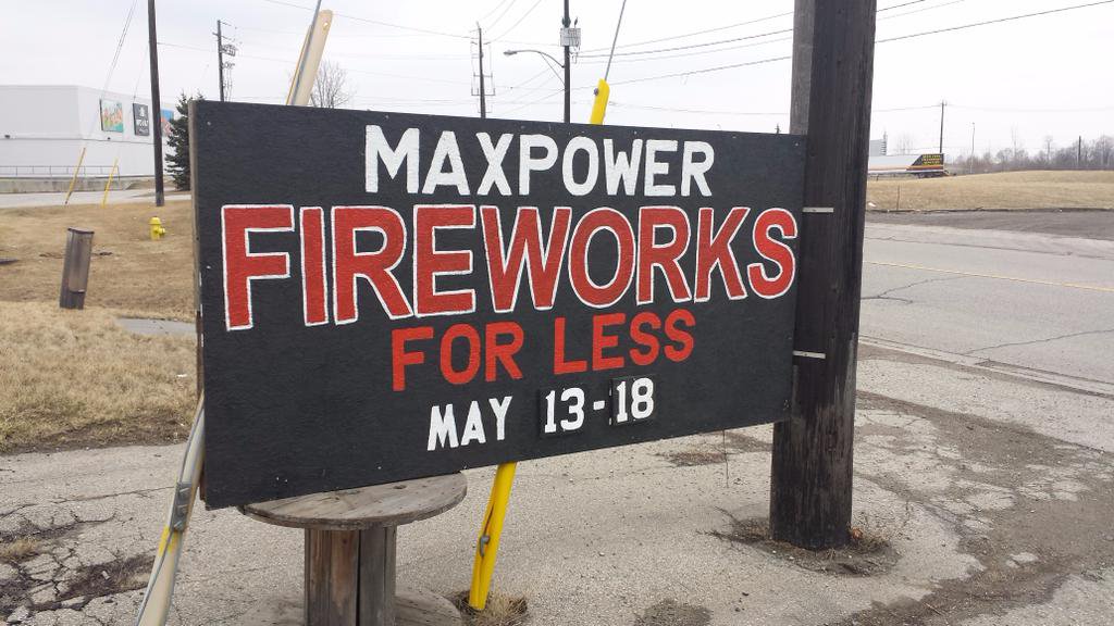 Maxpower Fireworks | 5 Edmondson St, Brantford, ON N3R 7J2, Canada | Phone: (519) 770-8092