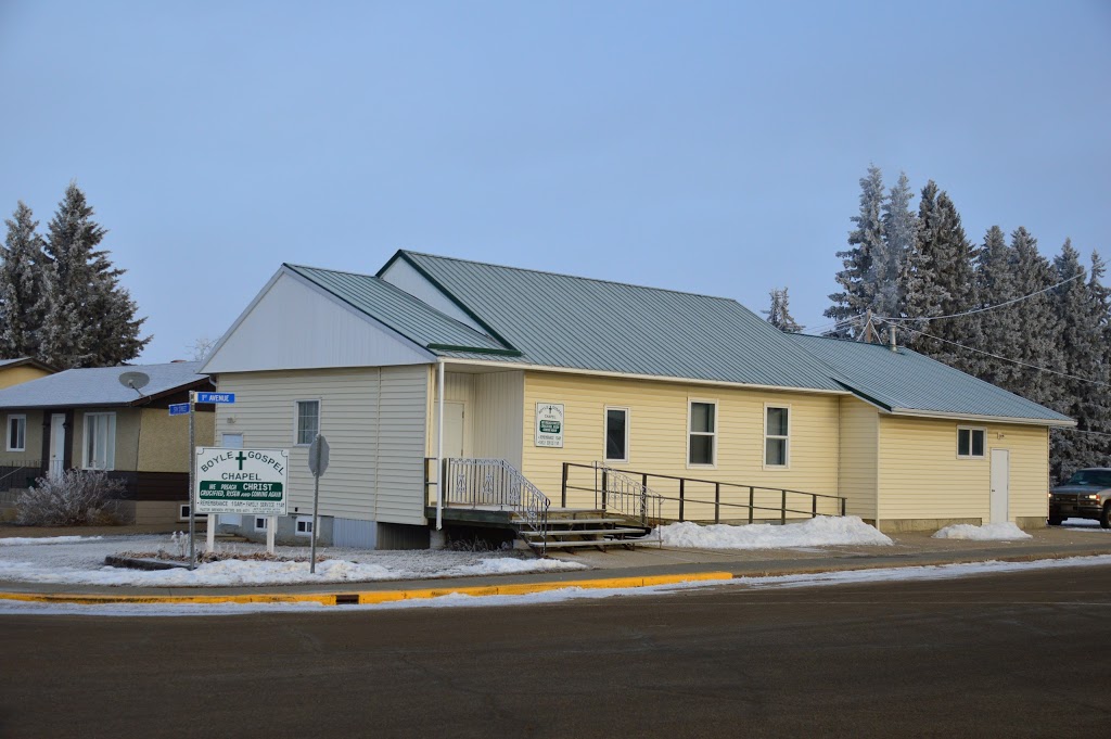 Boyle Gospel Chapel | 5101 5 St, Boyle, AB T0A 0M0, Canada | Phone: (780) 689-4071