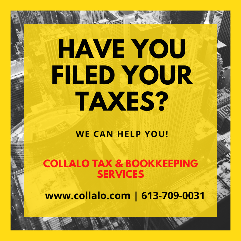 Collalo Tax and Bookkeeping Services | 710 Coronation Ave. #56, Ottawa, ON K1G 4G7, Canada | Phone: (613) 709-0031