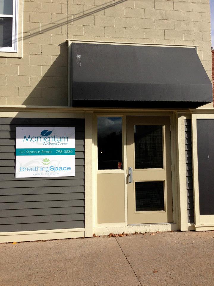 Momentum Wellness Centre and Breathing Space Yoga Studio | 80 Water St, Windsor, NS B0N 2T0, Canada | Phone: (902) 798-0880