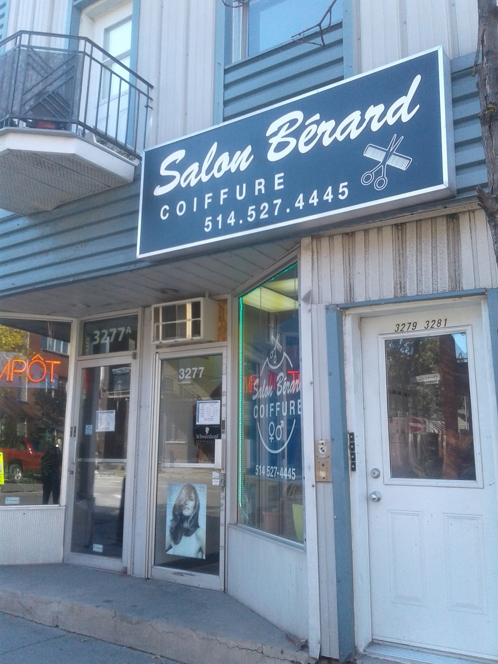 Salon De Coiffure Bérard | 3277 Rue Ontario E, Montréal, QC H1W 1P5, Canada | Phone: (514) 527-4445