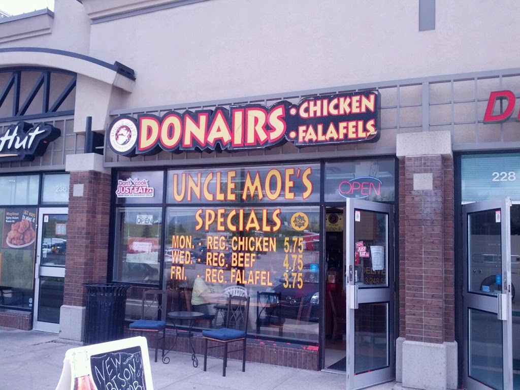 Uncle Moes Donairs & Falafel | 1440 52 St NE Unit 232, Calgary, AB T2A 4T8, Canada | Phone: (403) 248-5526