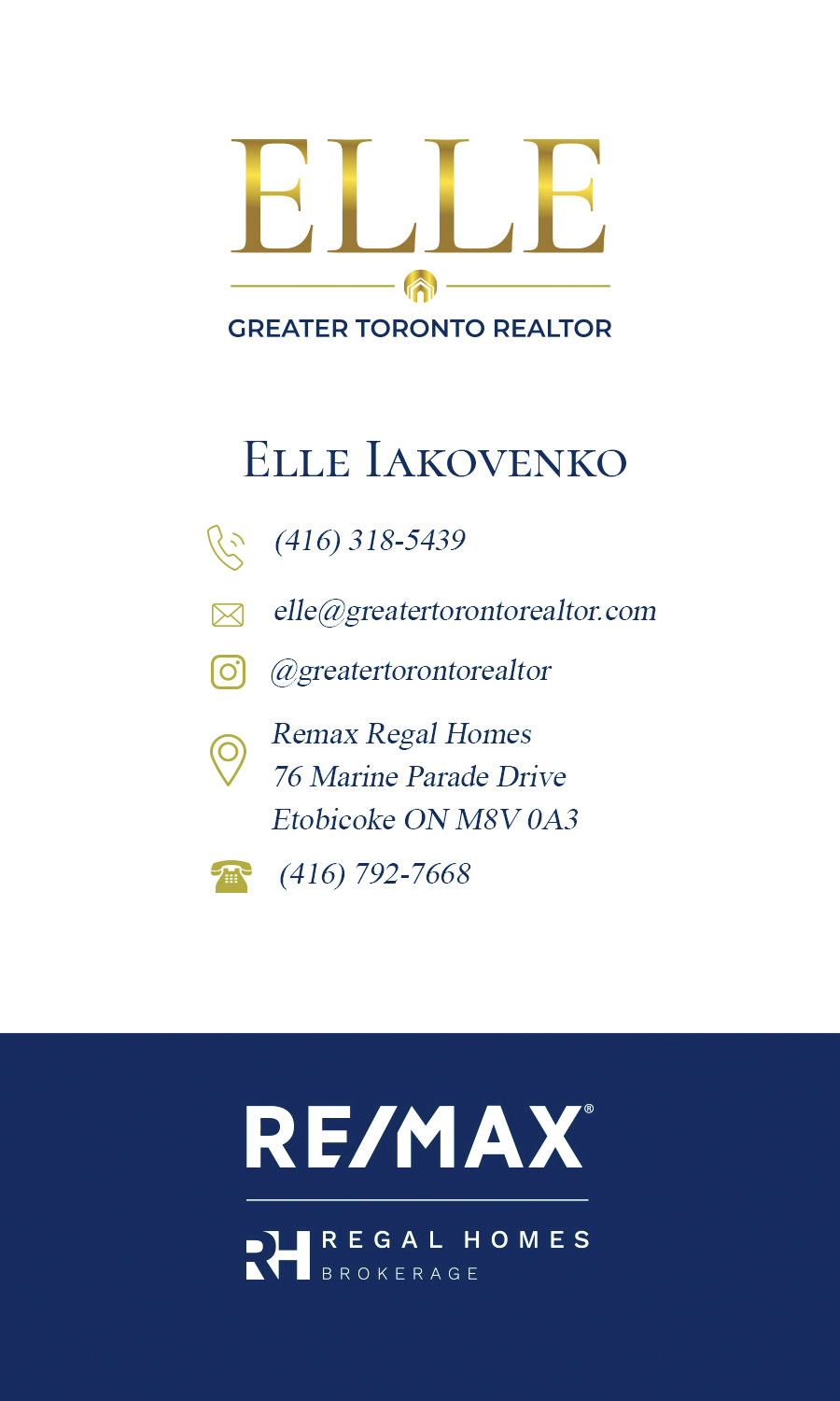 GREATER TORONTO REALTOR | Elle Iakovenko | 76 Marine Parade Dr, Etobicoke, ON M8V 0A3, Canada | Phone: (416) 318-5439