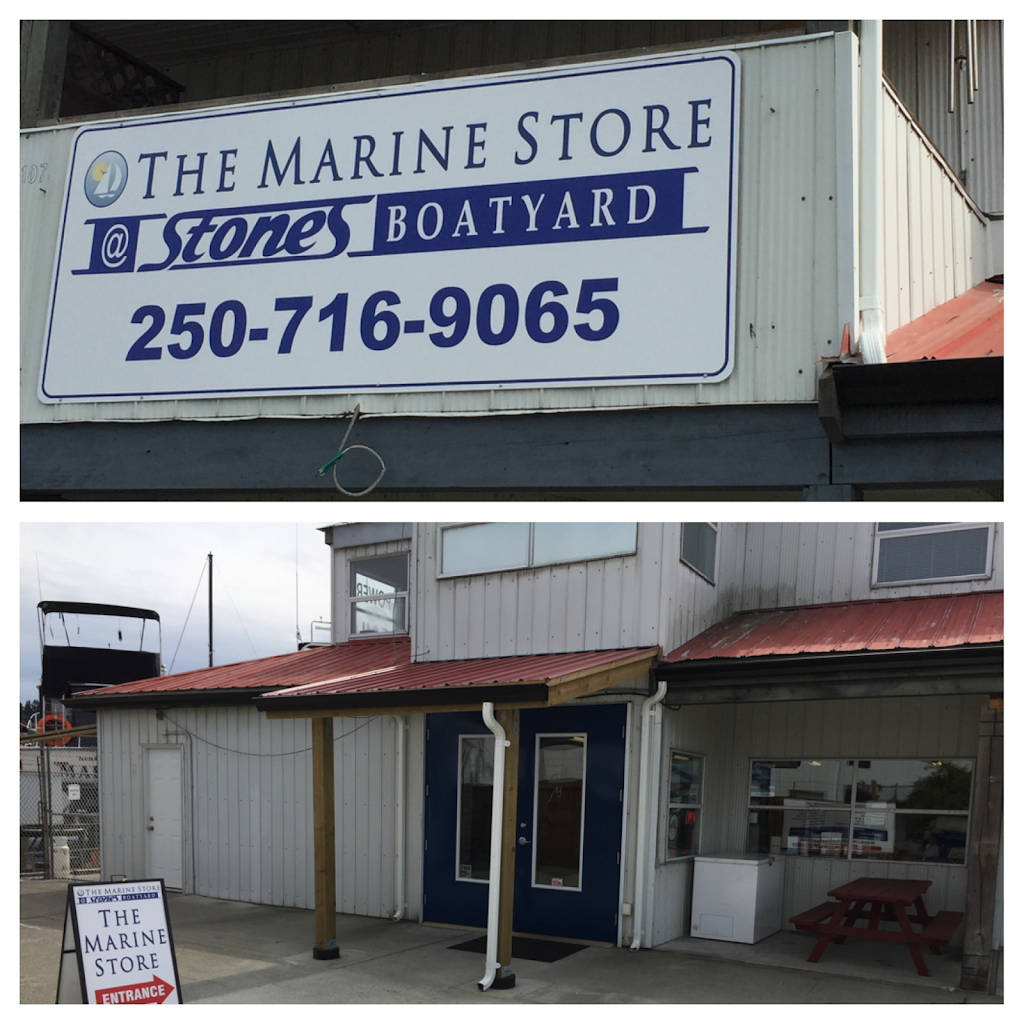 Stones Boatyard & The Marine Store Chandlery | 104-1840 Stewart Ave, Nanaimo, BC V9S 4E6, Canada | Phone: (250) 716-9065