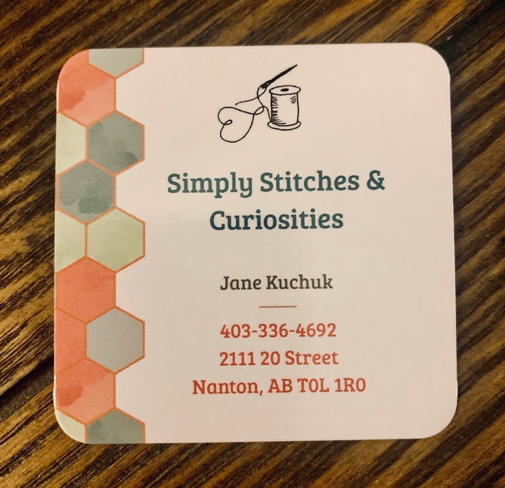 Simply Stitches & Curiosities | 2111 20 St, Nanton, AB T0L 1R0, Canada | Phone: (403) 336-4692