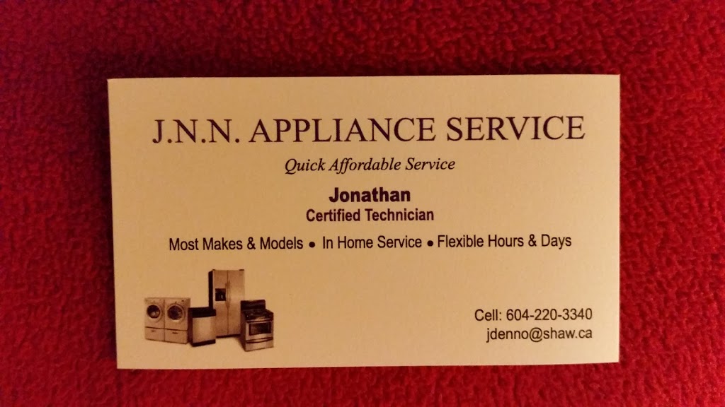 JNN Appliance service | 5261 204 St, Langley City, BC V3A 5X1, Canada | Phone: (604) 220-3340