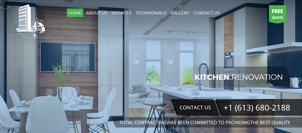 Total Contracting Ottawa - Home Renovation Services | 1978 Arch St, Ottawa, ON K1G 2G6, Canada | Phone: (613) 680-2188